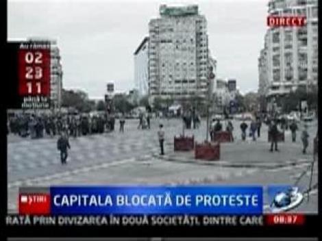 Capitala blocata de proteste