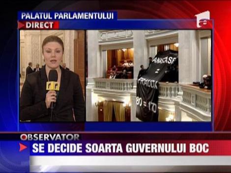 Se decide soarta Guvernului Boc