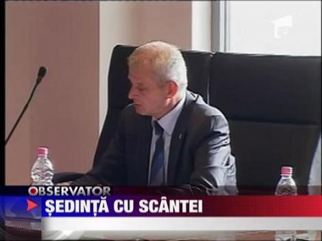 Sedinta cu scantei si circ la Primaria Capitalei