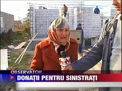 Donatii pentru sinistrati