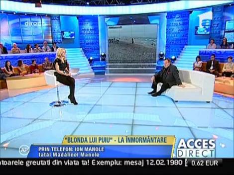 Ion Manole: "Este posibil sa cer custodia copilului"