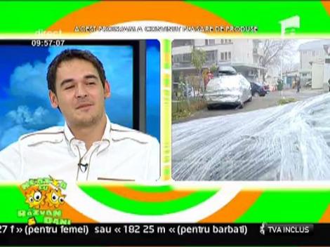 Masina lui Razvan impachetata bine in poleiala