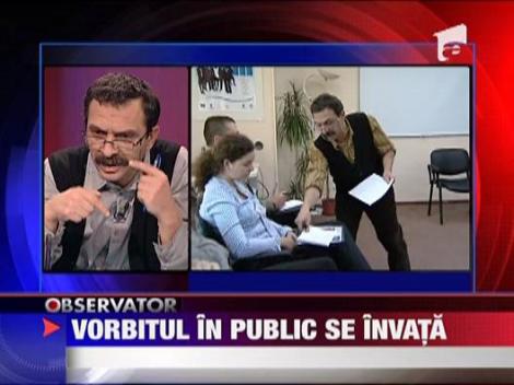Vorbitul in public se invata