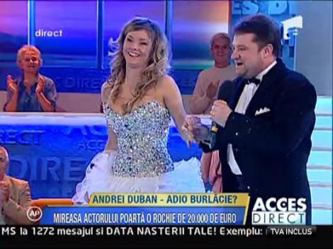 Andrei Duban renunta la burlacie? Rochia de mireasa a Gratielei - 20.000 de euro