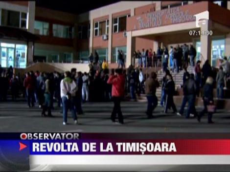 Revolta intr-un complex universitar din Timisoara
