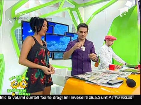 Daniela Crudu isi vinde cercei la Neatza