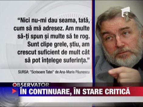 Adrian Paunescu, epistole de pe un pat de spital