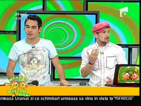 Razvan si Dani fara cafea la Neatza