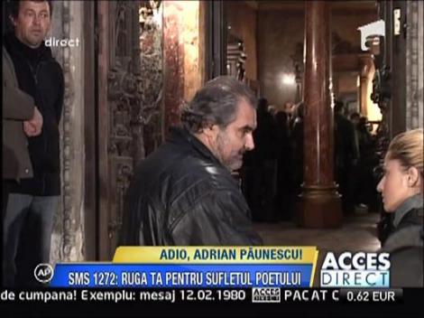 La Uniunea Scriitorilor - un ultim omagiu adus marelui poet