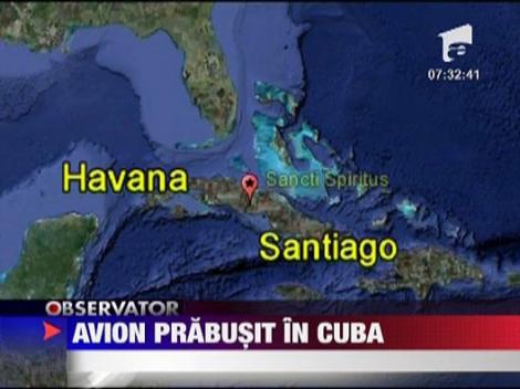 Avion prabusit in Cuba