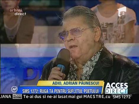 Durerea fiicei lui Adrian Paunescu