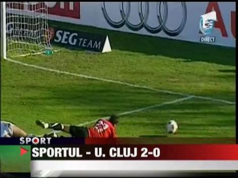 Sportul - U. Cluj 2-0