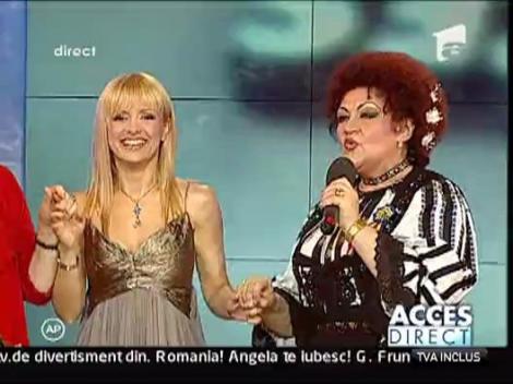 Elena Merisoreanu a cantat la Acces Direct