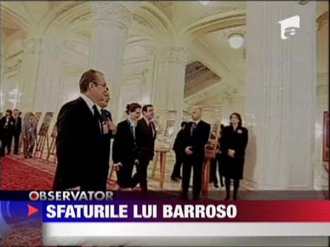 Sfaturile lui Barroso