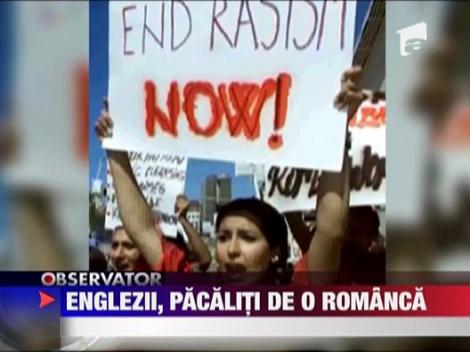 Englezii, pacaliti de o romanca
