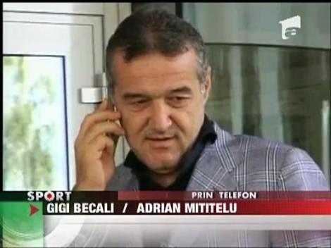 Becali si Mititelu, criza de ras in direct!