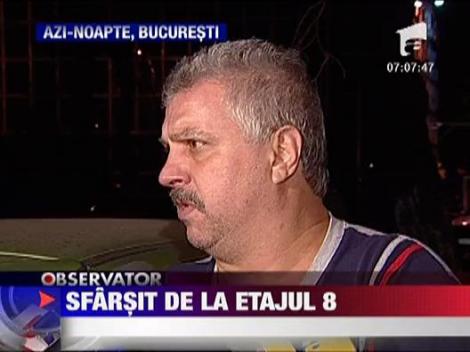 O tanara de 30 de ani s-a aruncat de la etajul 8