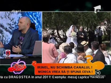 Monica nu vrea sa-si dezamageasca socrul