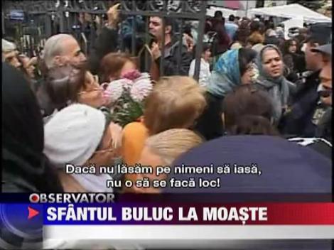 Aglomeratie mare la moastele Sfantului Mina