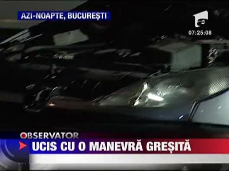 Motociclistul accidentat mortal in Bucuresti