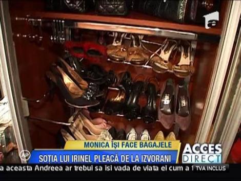 Monica Columbeanu isi face bagajele si pleaca de la Izvorani