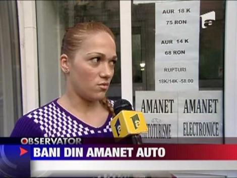 Bani din amanet auto
