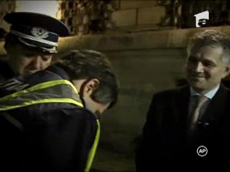 Gigi si Virgil, politisti rutieri