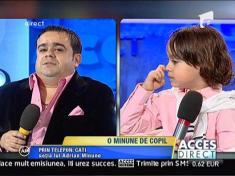 Adrian Minune si sotia Cati - dialog prin telefon