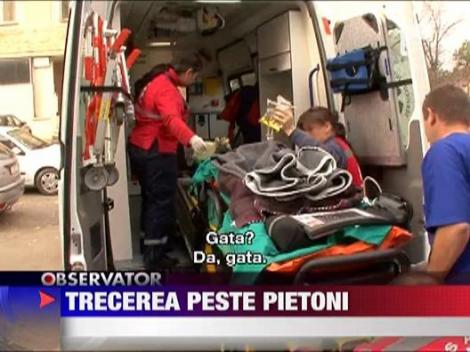 Familie distrusa! Trecere peste pietoni