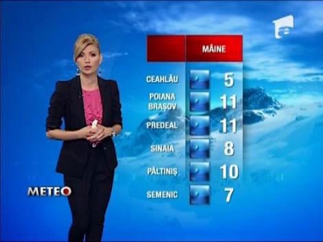 Vremea pentru urmatoarele 3 zile