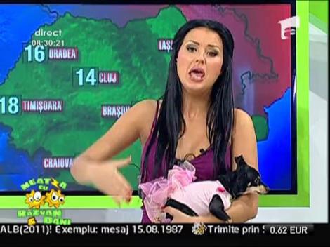 Daniela Crudu si apa de ploaie