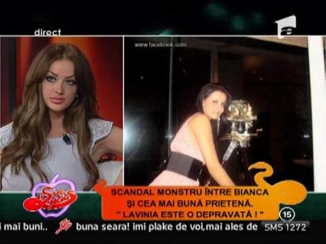 Lavinia: "Bianca a mintit cand a spus ca nu vroiam sa ma vad cu ea"