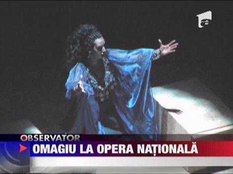 Omagiu la Opera Nationala pentru Roxana Briban