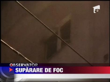 Suparare de foc! Si-a incendiat casa