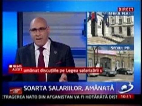 Guvernul a amanat cu doua zile adoptarea formei finale a Legii salarizarii