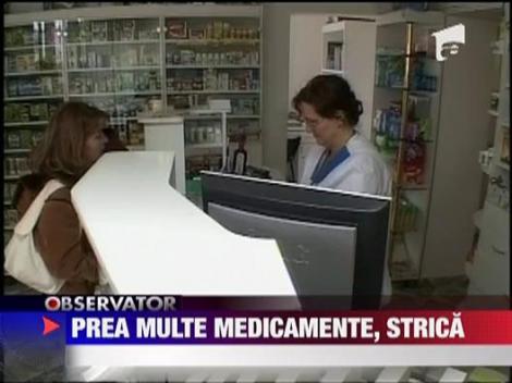 Prea multe medicamente, strica
