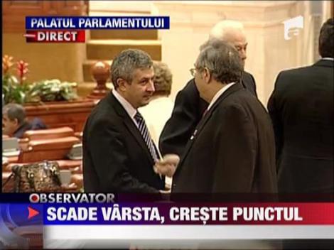 Scade varsta de pensionare, creste punctul de pensie