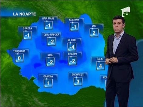 Vremea pentru urmatoarele 3 zile