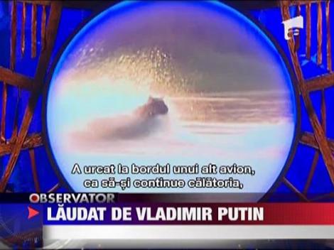 Putin il complimenteaza pe Leonardo DiCaprio