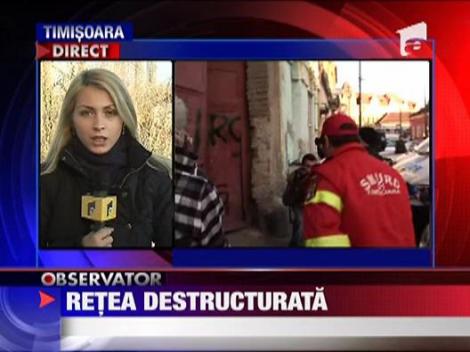 Descindere in forta in Timisoara si Semlacu Mare