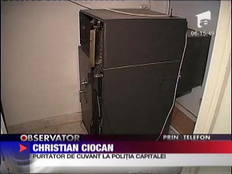 Un bancomat proaspat alimentat cu bani a fost spart in Bucuresti