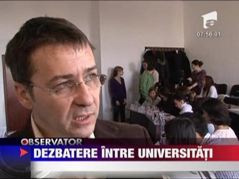 Dezbatere intre Universitati