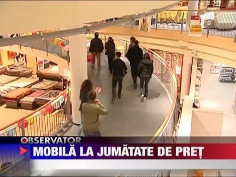 Mobila la jumatate de pret