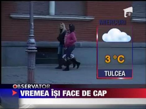 Vremea isi face de cap! Una calda, una rece