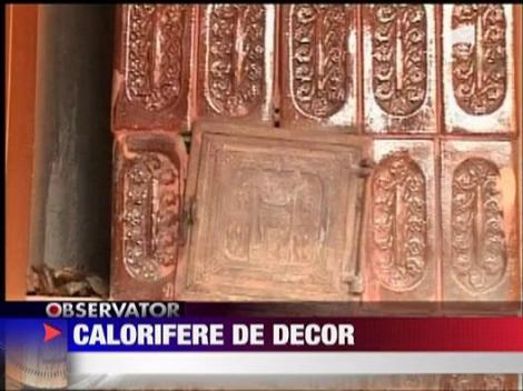 Calorifere de decor intr-o scoala din Gorj