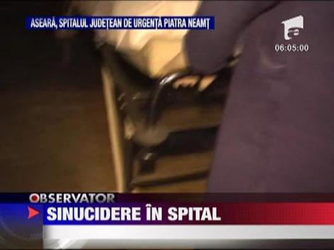 Sinucidere in Spitalul Judetean de Urgenta din Piatra Neamt