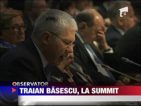 Traian Basescu, la summit