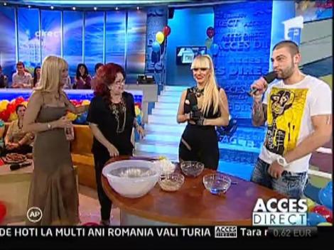 Anda Adam face covrigi, alaturi de Stela Popescu