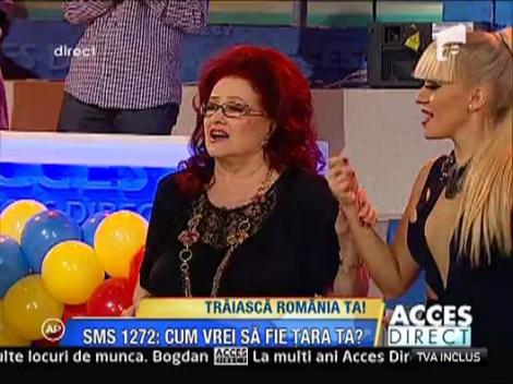 Silvia Dumitrescu a cantat la Acces Direct