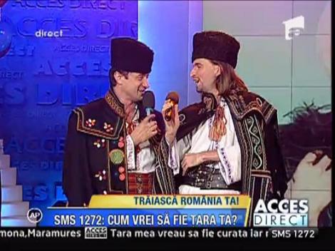 George Tal a cantat "Hai, hai cu trasioara", impreuna cu Ansamblul "Teleormanul"